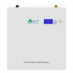 51.2V100AH wall mounted Lithium Iron battery